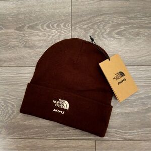 Skims x The North Face Beanie in Cocoa